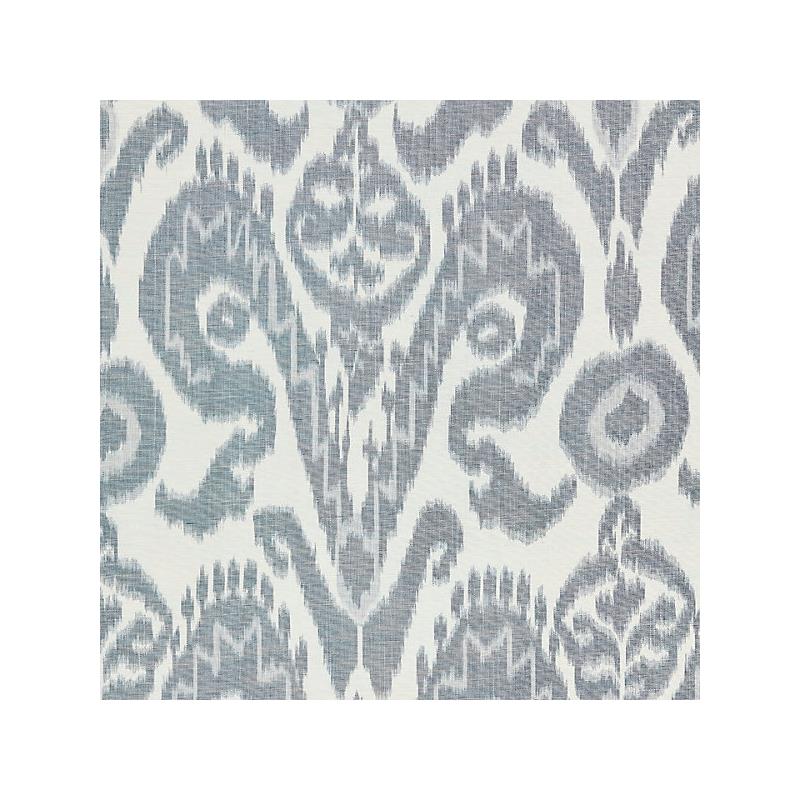 Sample 27097-001 Bukhara Silk Ikat, Indigo - Scalamandre Fabric (SC 000127097)