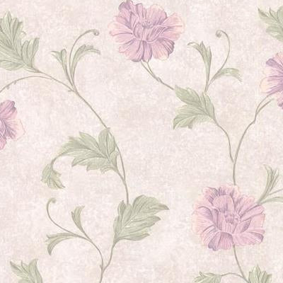 Find 2530-20523 Satin Classics IX Purple Floral wallpaper by Mirage Wallpaper