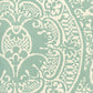 Sample 352000W-09OWP Veneto, Teal On Off White by Quadrille Wallpaper