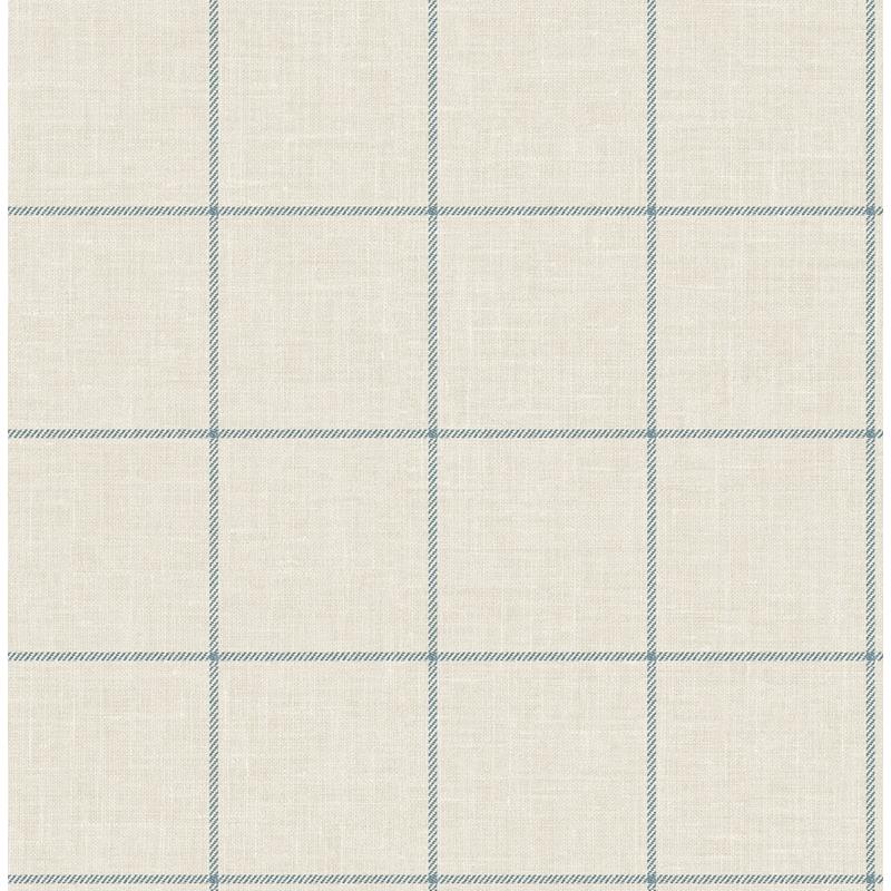 Purchase LN10702 Luxe Retreat Linen Check Grey by Seabrook Wallpaper