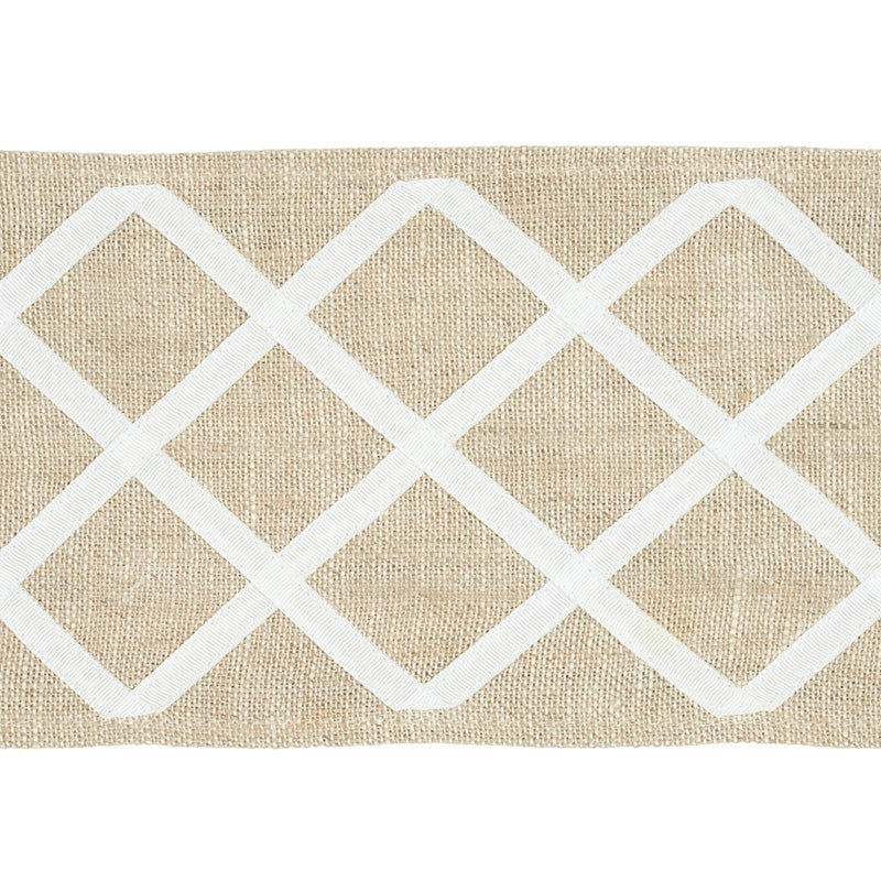 Sample 79442 Zella Tape, Natural By Schumacher Trim