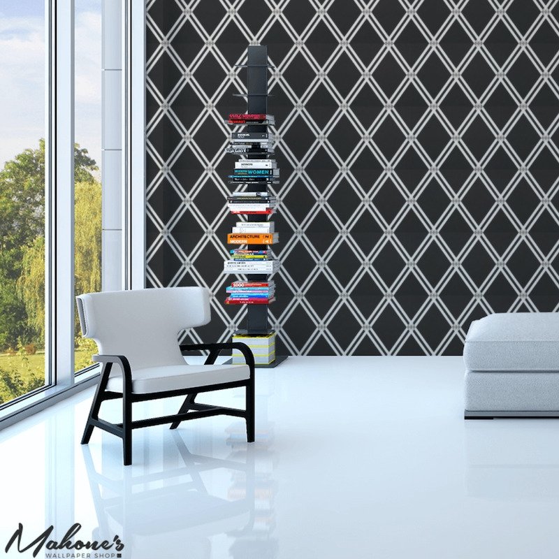 Buy 5009241 Asolo Charcoal Schumacher Wallpaper