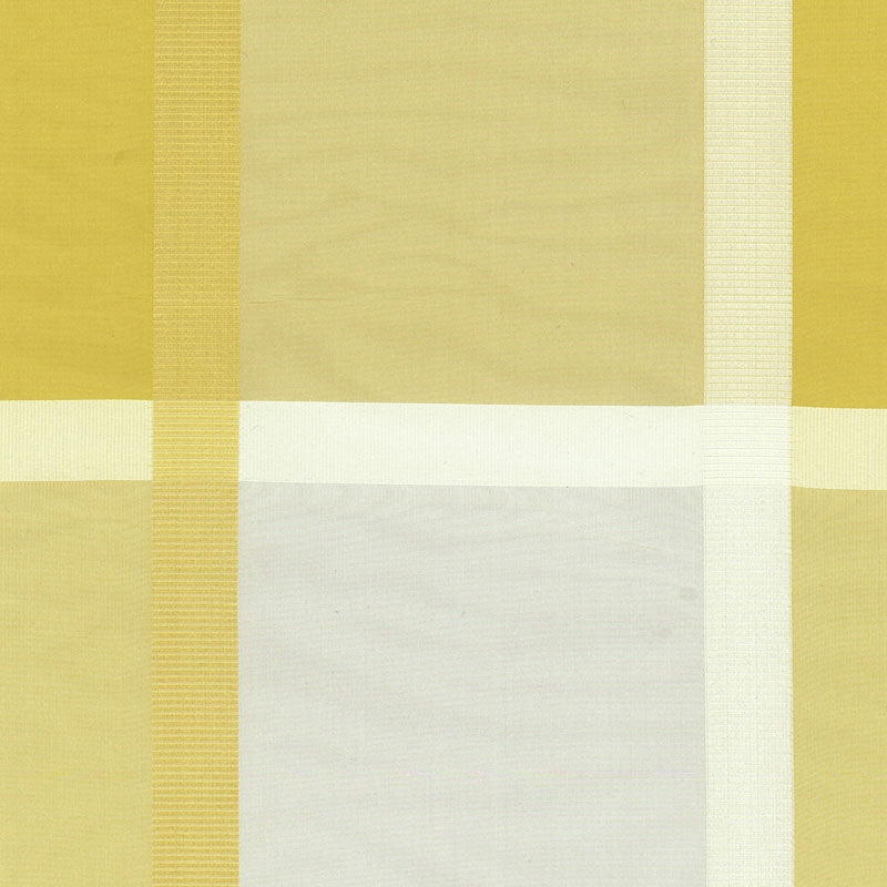 Purchase sample of 61131 Surat Silk Plaid, Jonquil by Schumacher Fabric