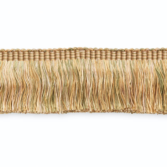 CF3004-10 | Ground Cut Fringe, Celadon/Apricot Multi - Schumacher Fabric