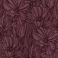 Find 2970-87357 Revival Selwyn Flock Burgundy Floral Wallpaper Burgundy A-Street Prints Wallpaper