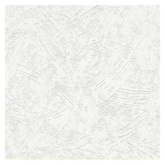 Acquire 4000-32818 PaintWorks Netson White Plaster Paintable White Brewster Wallpaper