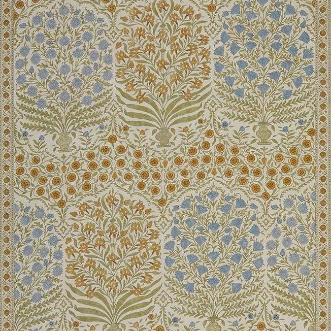 Purchase 2017108.540 Sameera Sapphire/Gold multipurpose lee jofa fabric Fabric