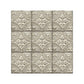 Sample 2767-23764 Brasserie White Tin Ceiling Tile Techniques and Finishes III by Brewster