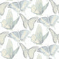 Sample 3124-13935 Thoreau, Janetta Mint Butterfly Wallpaper by Chesapeake