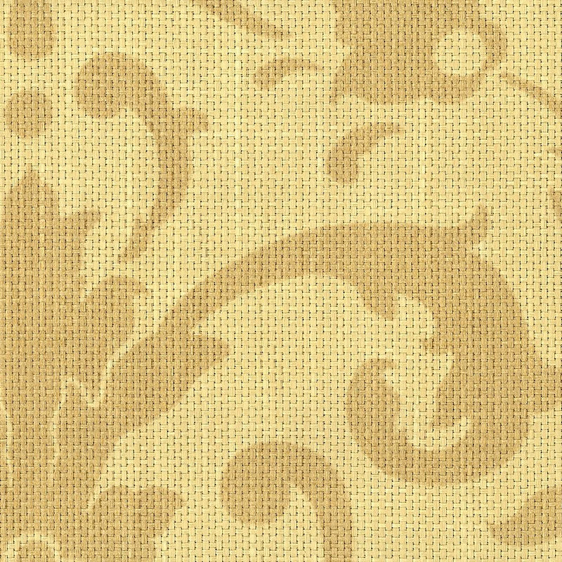 Purchase sample of 173360 Linwood Raffia Damask, Straw by Schumacher Fabric