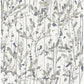 Sample 2975-26238 Scott Living II, Leandra Grey Floral Trail by A-Street Prints Wallpaper