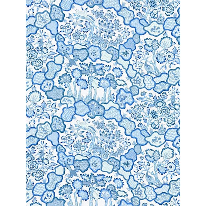 Sample JP 00034659 Malay, Ziba Porcelain Blue Old World Weavers