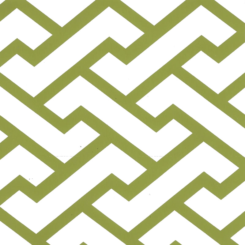 Search 6340-16WWM Aga Apple Green On White Matte by Quadrille Wallpaper