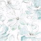 View CL2517 Impressionist Floral Dreams Blue York Wallpaper