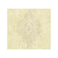 Sample Carl Robinson  CB74603, Gillingham color Metallic Gold  Damask Wallpaper