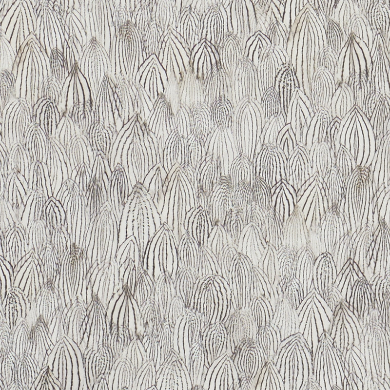 Select 5008610 Feathers Zebra Schumacher Wallpaper
