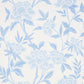 Select 5004385 Whitney Floral Blue Schumacher Wallcovering Wallpaper