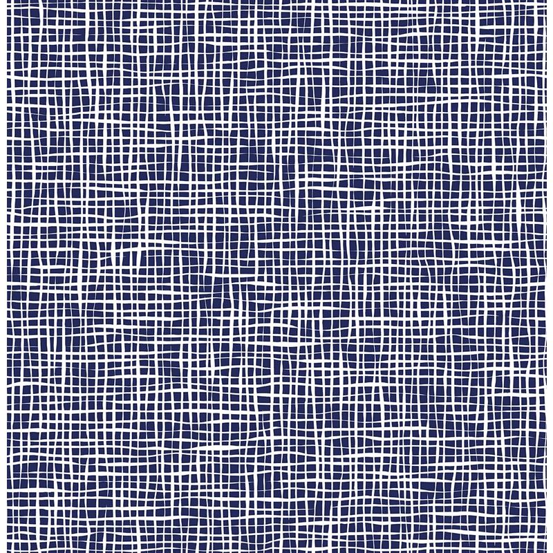 Sample 2764-24330 Shanti Blue Grid Mistral by A-Street Prints