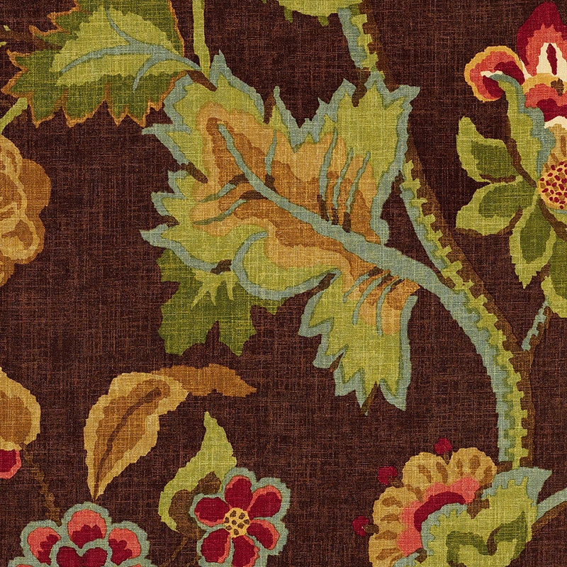 Purchase sample of 173912 Khantau Tree, Mahogany by Schumacher Fabric