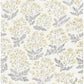 Purchase NUS3546 Yellow Wethersfield Botanical Peel and Stick by Wallpaper