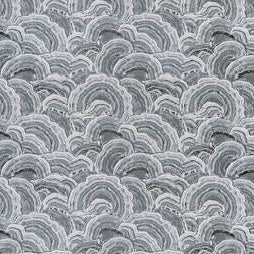 Select F1458/03 Langei Pewter Geometric by Clarke And Clarke Fabric