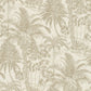 Select 4035-832549 Windsong Yubi Gold Palm Trees Wallpaper Neutral by Advantage
