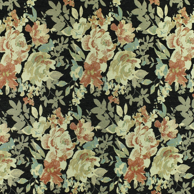 Shop F3058 Onyx Floral Upholstery Greenhouse Fabric