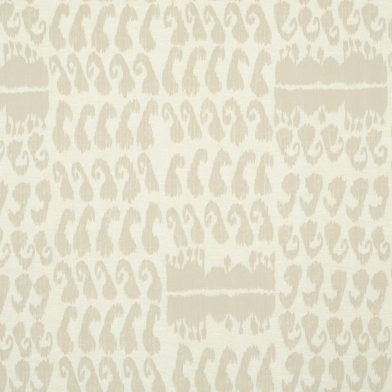 Purchase sample of 80380 Nallamala Fabric, Ivory by Schumacher Fabric