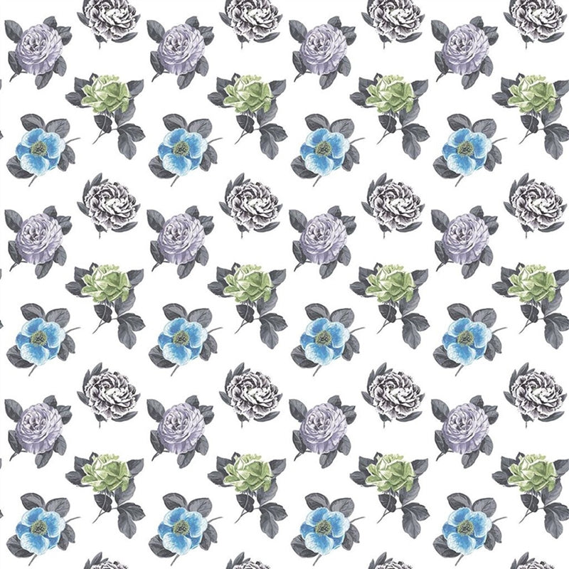 Sample P601-03 Pavonia, Cobalt by Designer Guild Wallpaper