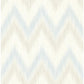 Buy LN11212 Luxe Retreat Regent Flamestitch Stringcloth Blue by Seabrook Wallpaper