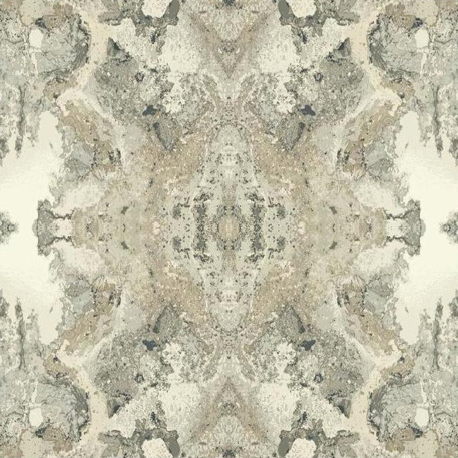 View NA0593 Botanical Dreams Inner Beauty Grey by Candice Olson Wallpaper