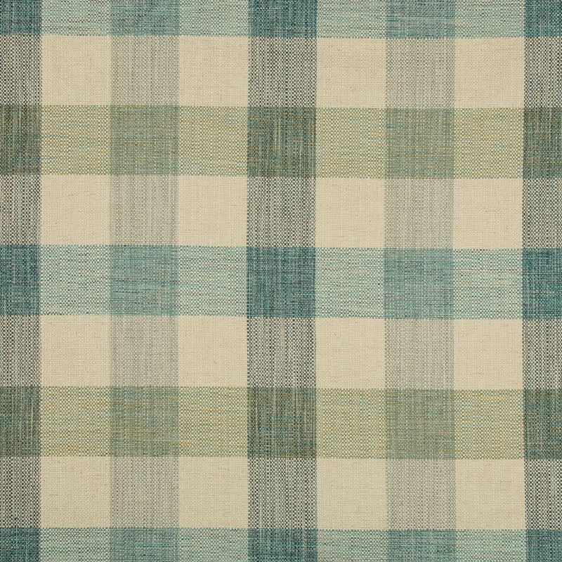 Order 35719.13.0  Plaid Turquoise by Kravet Design Fabric