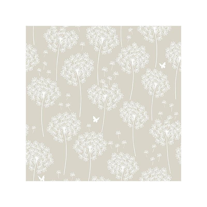Sample NU1651 Dandelion Taupe Peel And Stick Wallpaper by NuWallpaper