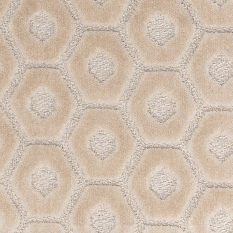 Sample Tamb-5 Tambourine 5 Cream By Stout Fabric