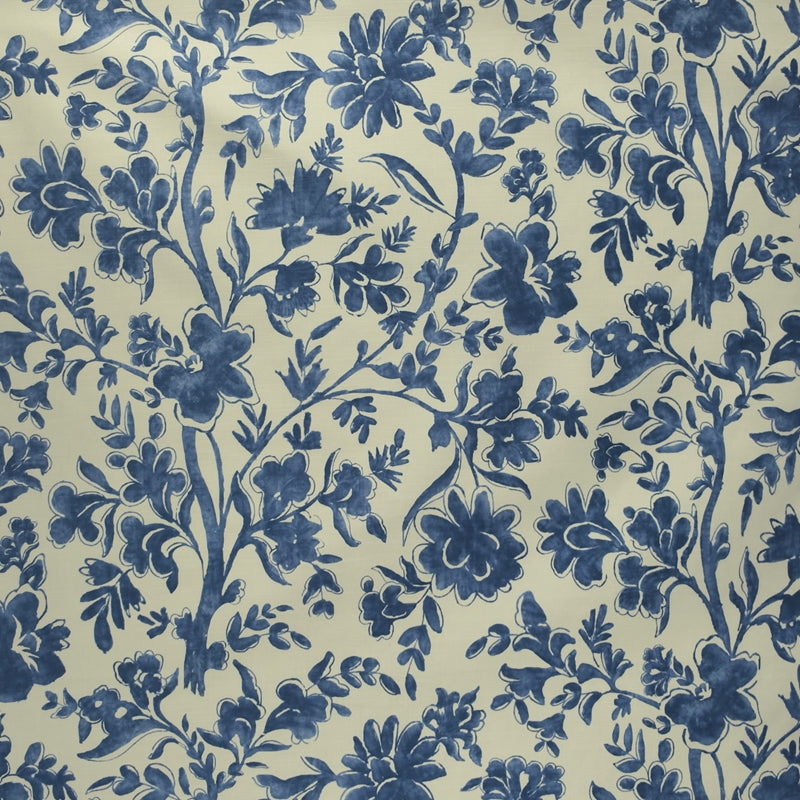 Save S3040 Indigo Floral Multipurpose Greenhouse Fabric