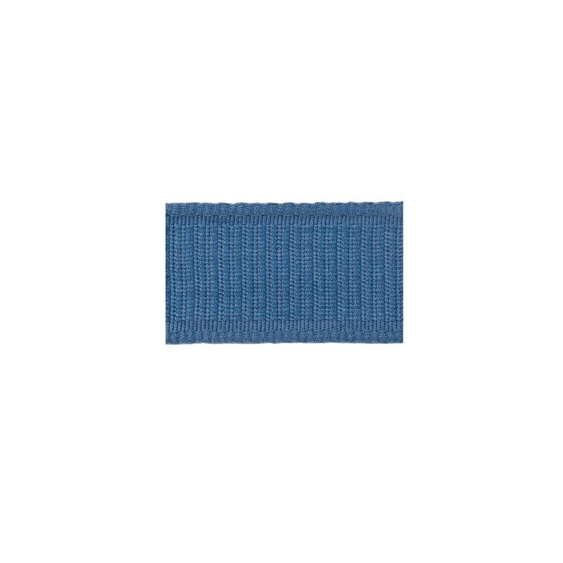 Sample T8012107-5 Coeur Band Canton Blue Brunschwig and Fils Fabric
