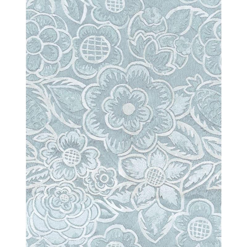 Buy 34170.1516.0 Myrtle Spa Botanical/Foliage Light Blue by Kravet Design Fabric