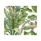 Sample PSW1034RL Tropics, Botanical Green Peel and Stick Wallpaper