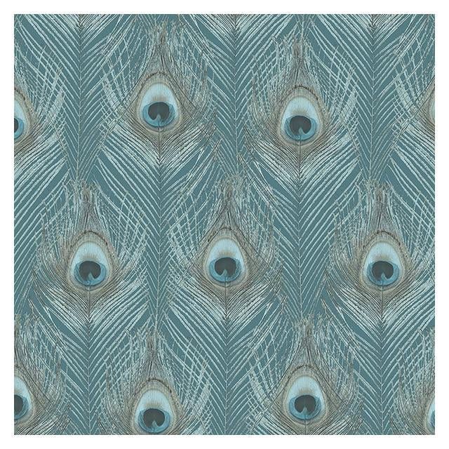 Acquire G67978 Organic Textures Blue Peacock Wallpaper by Norwall Wallpaper