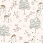 Sample 7473 Deer Love, Blush By Borastapeter Wallcovering