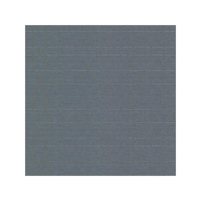 Sample 4019-86404 Lustre, Paititi Denim Diamond Trellis by A-Street Prints Wallpaper