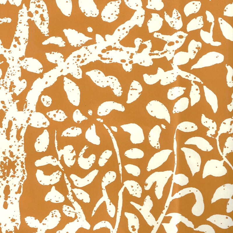 Sample 2035-16WP Arbre De Matisse Reverse, Terracotta by Quadrille Wallpaper