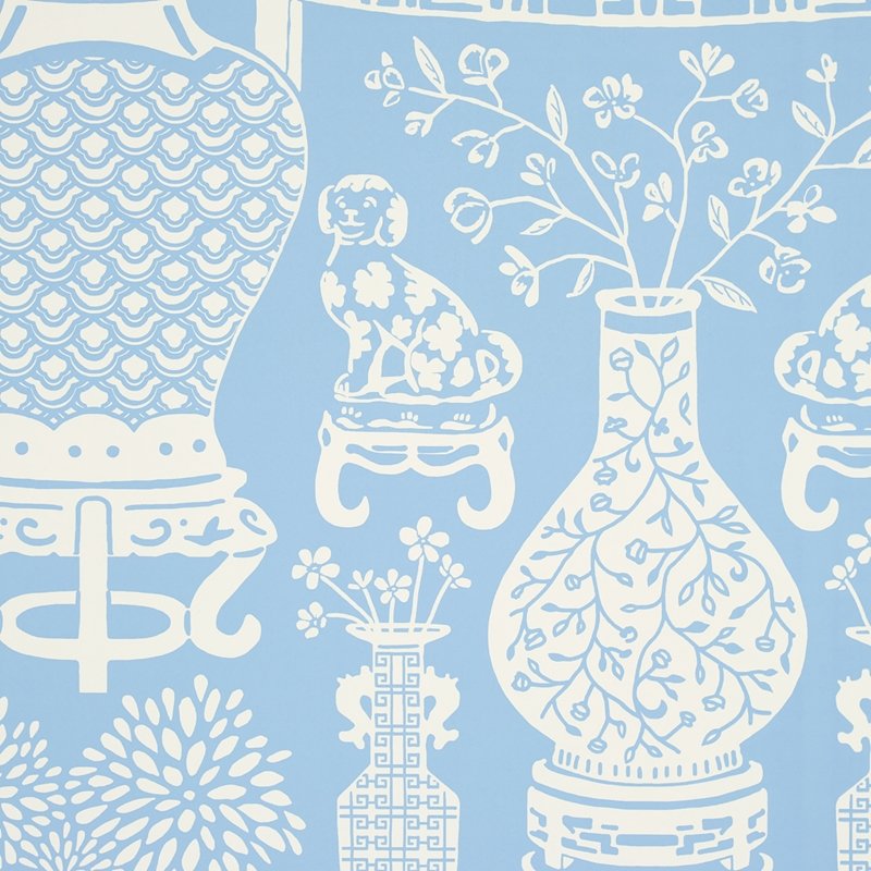 Shop 5010551 Hellene Sky Schumacher Wallcovering Wallpaper