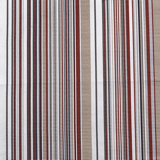 Buy A9 00021843 Stripe Mania Tropical Red by Aldeco Fabric