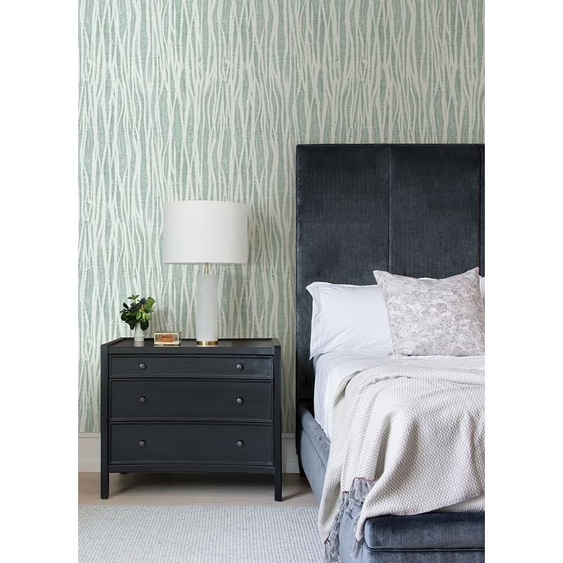 Purchase 2975-26252 Scott Living II Nazar Green Stripe Green A-Street Prints Wallpaper