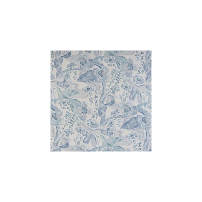 Sample FAERIE.15.0 Faerie Blue Botanical Kravet Design Fabric