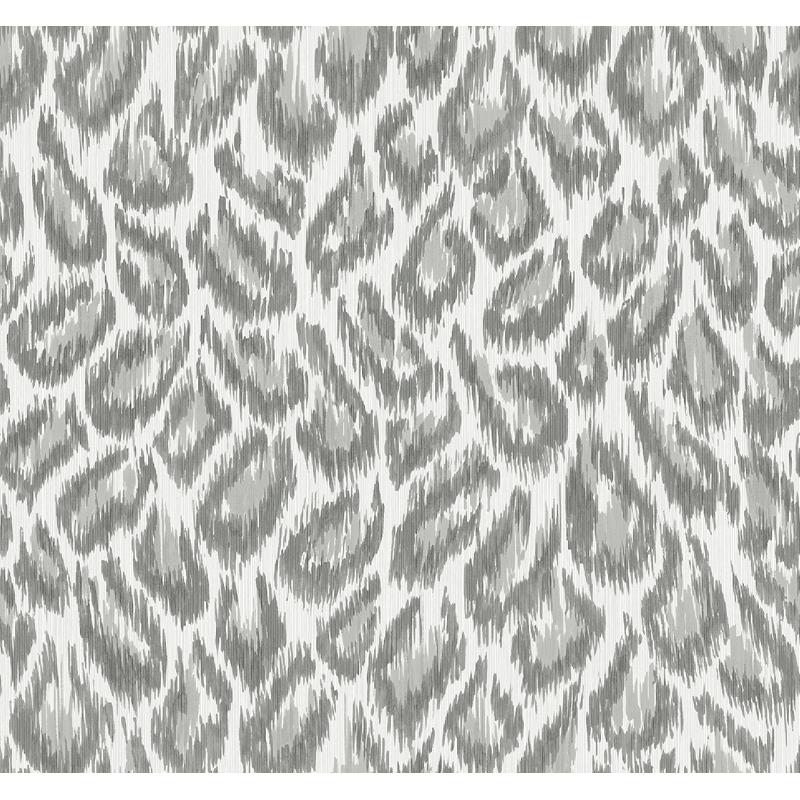 Sample 2973-90302 Daylight, Electra Grey Leopard Spot String by A-Street Prints Wallpaper