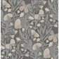 PLS4203 Pip &amp; Lo Blue Grey Papillon Flutter Peel &amp; Stick Wallpaper by NuWallpaper