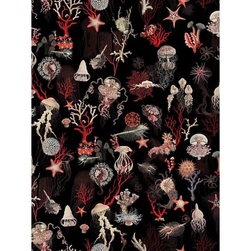 Sample WH000033324 Corail, Noir by Jean Paul Gaultier Wallpaper