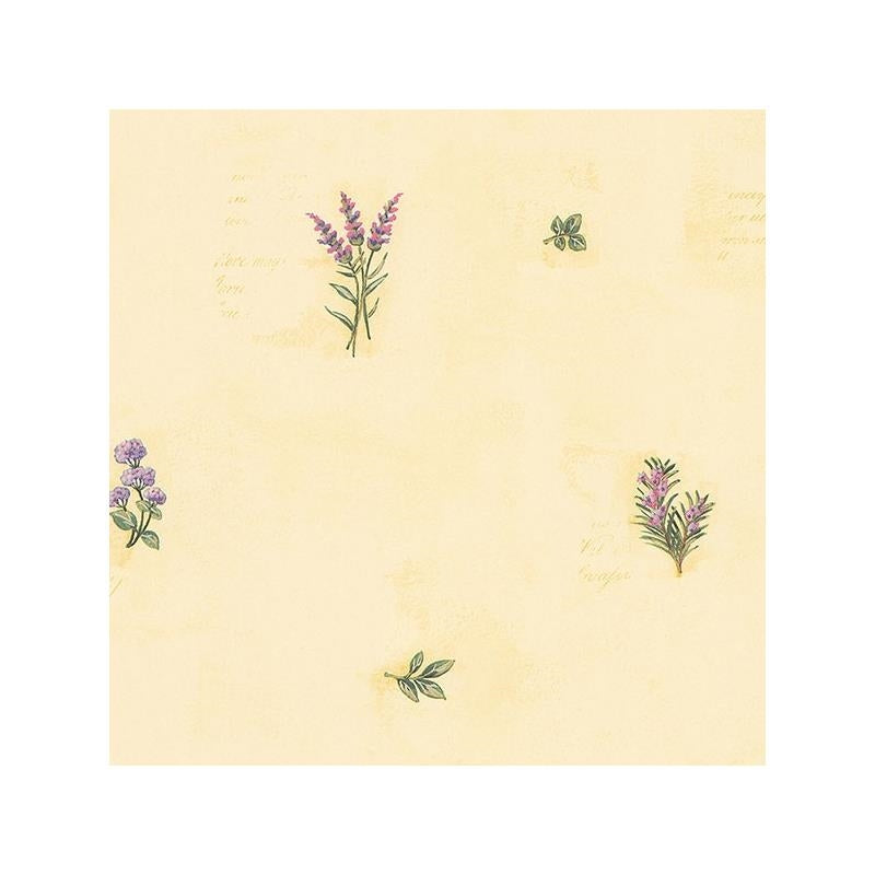 Sample KV27429 Brown Floral wallpaper Norwall Wallpaper